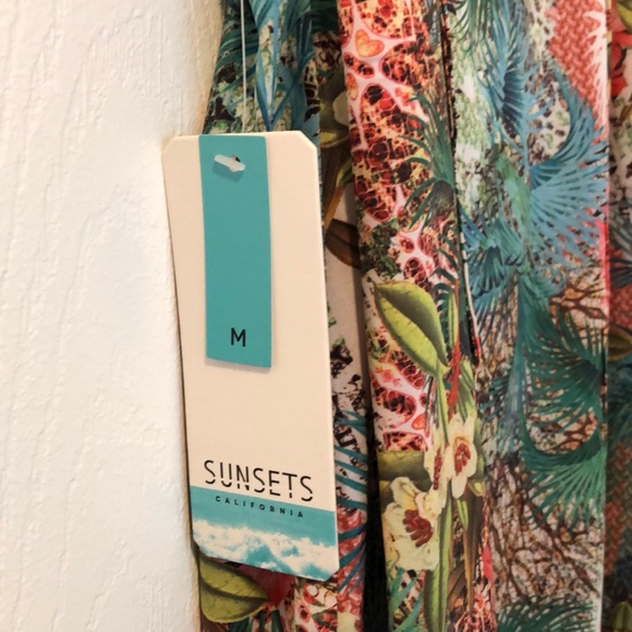 Sunsets Multi Tahitian Dream Riviera Dress MED - Picture 5 of 8
